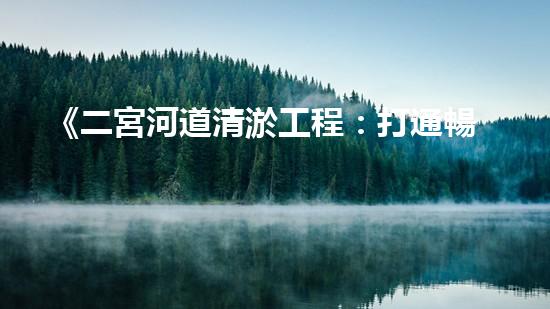 《二宮河道清淤工程：打通暢通水流，守護沿岸安全！》